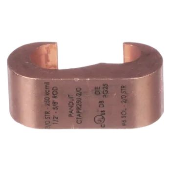 Conector de Compresión para Tierra / Estilo E / 3/0 AWG a 250 Kcmil / 36 kV / 90 °C / UL 486 / Direct Burial