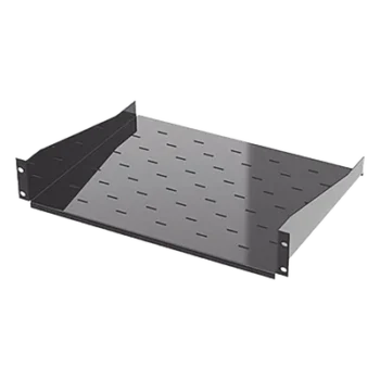 Charola para Rack / 19" / 2UR / Profundidad 34.2 cm (13.5 in) / Carga 20 kg / Lámina Calibre 16