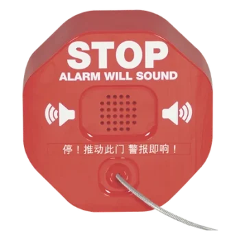 Alarma para Extintor / Sirena 95/105 dB / Detección por Remoción / Alimentación Dual 9V y 12-24 VDC / Carcasa de Policarbonato