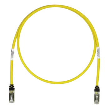 Patch Cord / Cat6A S/FTP Blindado / 26 AWG / CM/LS0H / 6.1 m (20 ft) / Amarillo
