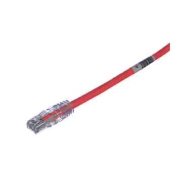 Cable de Parcheo UTP / Categoría 6 / 24 AWG / CM/LSZH / 1 ft (0.3 m) / T568A/B / 50 µin Oro