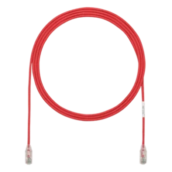 Cable de Parcheo Cat6 / UTP 28AWG / Diámetro 3.8 mm / 10.06 m (33 ft) / Doble Clasificación CM/LSZH / Rojo