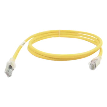 Patch Cord Cat6A UTP / CM / 1.52m (5 ft) / Doble Chaqueta / Botas Ultra Delgadas / Amarillo / Bulk