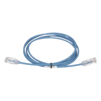 Cable de Parcheo Cat6 / UTP 28AWG / Diámetro Reducido 3.8mm / 24 Pies (7.32m) / LSZH-CM / Azul