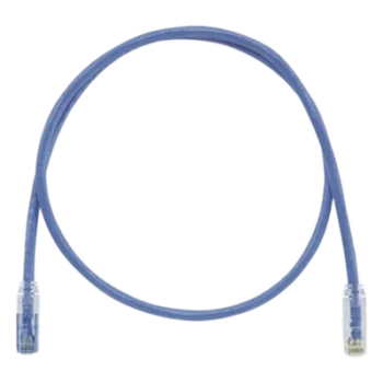 Cable de Parcheo Cat6 / UTP / 24 AWG / CM / Llaveado / 0.91 m (3 Pies) / Azul