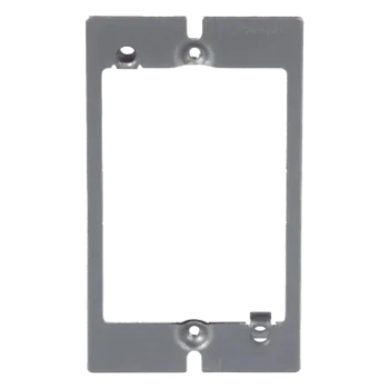 Adaptador de Placa de Pared / Una Salida / CRS Zincado / 2.38' x 4.19' x 0.32' / 7.8' x 4.2' x 0.32'