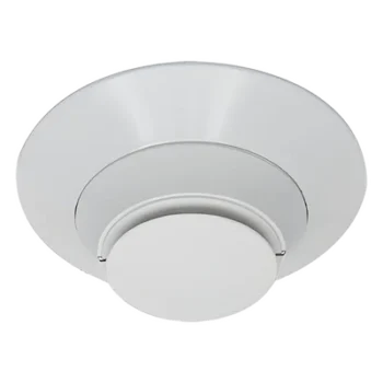Detector de Humo y Calor Direccionable / Cámara Óptica Avanzada / 57 °C / Identificación por Interruptores Decimales / Diseño Moderno / Color Blanco