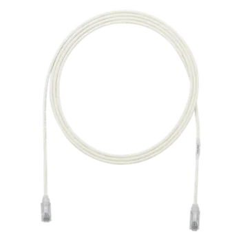 Cable de Parcheo Cat6 / UTP 28AWG / Diámetro 3.8 mm / 5.18 m (17 ft) / PoE 802.3bt / RJ50 50μ Oro