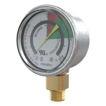 Manómetro de Contacto / 2901 PSI (200 bar) / Contacto N.O. Baja Presión / IP65 / -20°C a +55°C / 50 mm