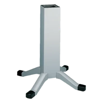 Pedestal de Acero con Patas para Gabinete HMI / 914 x 102 x 102 mm (36 x 4 x 4 in) / Acero Suave / Pintura en Polvo Gris ANSI 61 / Altura Ergonómica 914 mm (36 in)