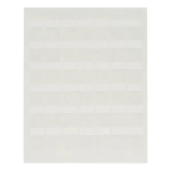 Etiquetas Auto-Laminadas / 5000 Unidades / Láser/Inyección / 3-7.1 mm (0.12-0.28 in) / 12-10 AWG / Poliéster Blanco
