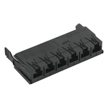 Placa Adaptadora / Combo Fibra y Cobre / 6 Puertos UTP / Vacía / Negro / 19.69 pies