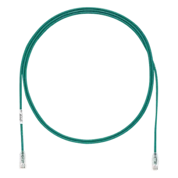 Cable de Parcheo Cat6 / UTP 28AWG / Diámetro Reducido 3.8 mm / Verde / 6 Pies (1.83 m)