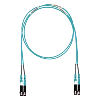 Jumper de Fibra Óptica / Multimodo OM3 50/125 / SC-SC Dúplex / LSZH / 8 m (26.25 ft) / Aqua