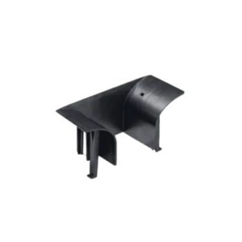 Reductor de Canaleta / 12x4 a 4x4 / Sin Herramienta / PVC y ABS / Negro