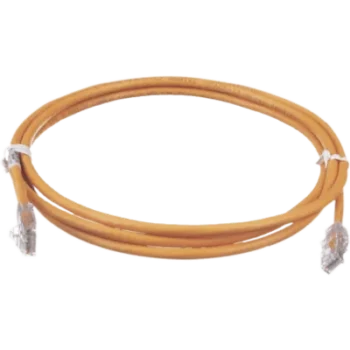 Cable de Parcheo UTP Cat6 / 24 AWG / 1 Pie (0.3 m) / Clasificación CM / 2500 Ciclos / 50 µm Oro