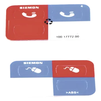 Icono Ultramax para Identificación de Jacks, Color Azul, Bolsa con 100 Piezas