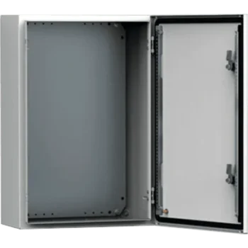 Gabinete de Pared MAS / Acero Dulce 1.5 mm / 800 x 600 x 300 mm (31.5 x 23.62 x 11.81 in) / IP66 NEMA 4-12 IK10 / Placa de Montaje Incluida / Gris Claro RAL 7035