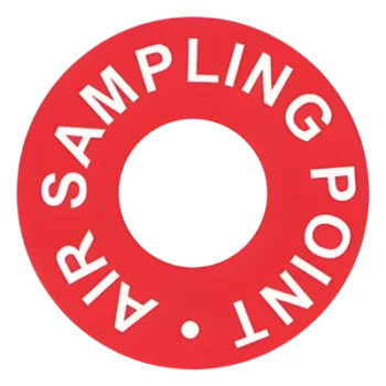 Etiqueta de Punto de Muestreo / Tubería de Aspiración / CPVC Resistente al Fuego / UL Certificado / NFPA / 1/2 Pulgada / Paquete 125 Piezas