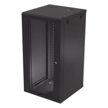 Gabinete de Pared 24U / 635 mm Profundidad / 19 pulgadas / Acero Reforzado / 100 kg Carga / 2.08 ft Profundidad