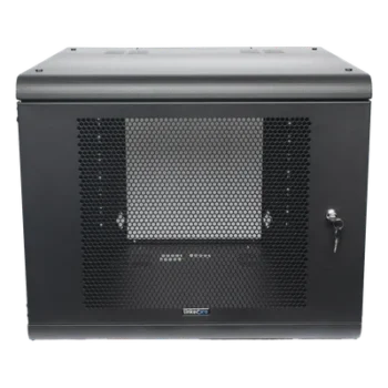 Gabinete de Pared / 9U / 635mm Profundidad / 19 in Rack / Acero Reforzado / 2.08 ft Profundidad