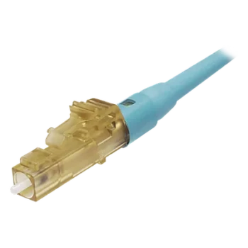 Conector de Fibra Óptica / LC Simplex / Multimodo 50/125 OM3-OM4 / Pre-pulido / Color Aqua