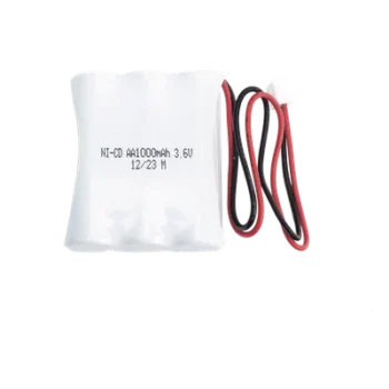 Batería de Emergencia / Ni-Cd / 3.6V DC / 1000 mAh / Compacta