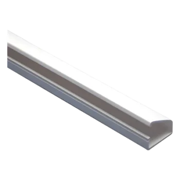 Canaleta Tipo Bisagra / PVC Autoextinguible / 20x10x1100 mm / Cinta Adhesiva / Paquete 4 Piezas