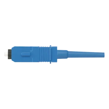 Conector de Fibra Óptica SC Simplex / Monomodo 9/125 OS2 / Pre-pulido / Color Azul / Tight Buffer 900μm