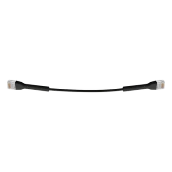 Cable Ethernet Cat6 / 22 cm (0.72 ft) / RJ45 / Diámetro ultrafino / Color negro