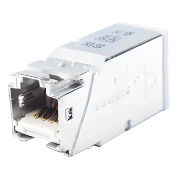 Conector Blindado para Patch Panel / Cat6A / 22-26 AWG / 19-inch Rack / -10 a 60 °C / 14 a 140 °F
