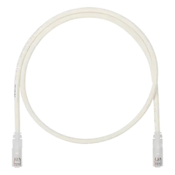 Cable de Parcheo UTP / Cat6A / 26 AWG / CM / 1.52 m (5 pies) / Color Blanco Mate