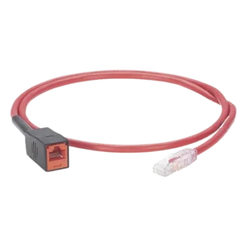 Cable de Prueba Para Plugs Rj45 de Terminación en Campo (MPTL), Cat6A, UTP, 1 Metro, Color Rojo