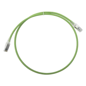Patch Cord Cat6A S/FTP / 0.91 m (3 pies) / CM/LS0H / Verde / Bulk
