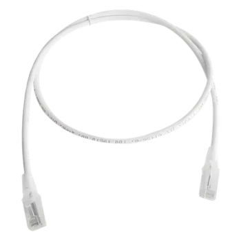 Patch Cord MC6 Modular Cat6 UTP, CM/LS0H, 3ft, Color Blanco