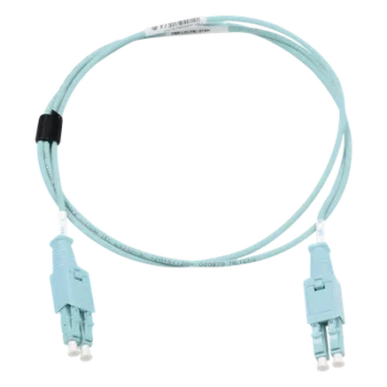 Jumper de Fibra Óptica BladePatch LC-LC Duplex, LS0H, Multimodo 50/125 OM3, OFNR, Color Aqua, 1 Metro
