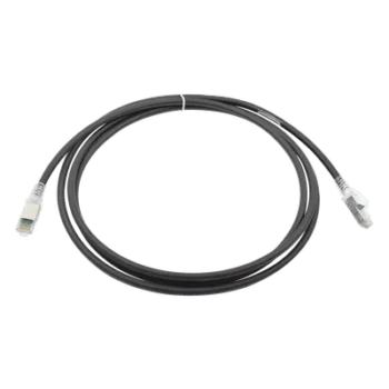 Patch Cord Z-MAX Cat6A S/FTP, CM/LS0H, 7ft, Color Negro, Versión Bulk (Sin Empaque Individual)