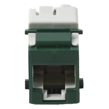 Jack Keystone / Cat5e UTP / Impacto T568A/B / Verde / 24 AWG
