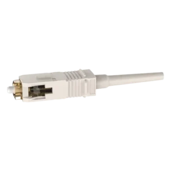 Conector de Fibra Óptica SC Simplex OptiCam, Multimodo 62/125 OM1, Pre-pulido, Color Beige