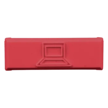 Paquete de 100 Iconos de Datos de Instalación a Presión, Para Jacks Mini-Com de Panduit, De Plástico, Color Rojo