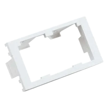 Inserto Plano de 1/3, Espacio para Dos Módulos Mini-Com®, Color Blanco Mate