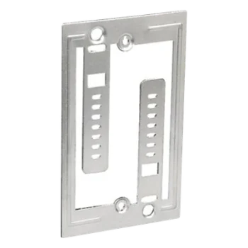 Soporte de Baja Tensión Galvanizado, Para una Placa de Pared, Instalación Con Tornillo, Paquete de 100 Piezas