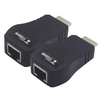 Extensor HDMI / 25 m (82 ft) / Cat5e/Cat6 / 1080p@60Hz / HDMI 1.3 / HDCP 1.2 / Sin Alimentación Externa