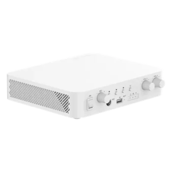 Amplificador de Audio IP / 2 Canales / 80 W Totales / 2 Zonas 40 W / Salida 100V / Bluetooth / USB / RCA / Micrófono / Hik-Connect