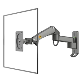 Soporte de Pared para Monitor / 17" a 35" / Carga 12 Kg (26.4 lbs) / VESA 75x75 y 100x100 / Inclinación -30° a +85° / Rotación 360° / Acero