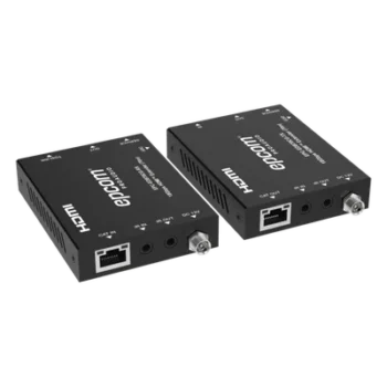 Extensor HDMI / 4K@60Hz 4:4:4 / HDR y Dolby Vision / Transmisión 70 m (229.7 ft) por CAT6/6a / PoC Bidireccional / ARC y Audio Óptico / EDID e IR
