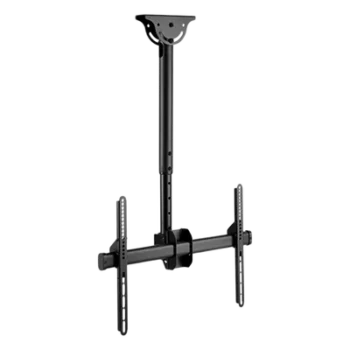 Soporte de Techo para Pantalla / VESA 200x200 a 600x400 / 37" a 70" / Carga 50 kg (110 lbs) / Extensión 560 a 910 mm (22" a 35.8") / Inclinación 0° a -25° / Giro 360°