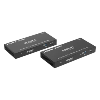 Extensor HDMI con KVM / 4K@60Hz 4:4:4 / 150m (492 pies) en 1080p / 120m (394 pies) en 4K / HDBaseT / USB 2.0 / IR Bidireccional / POC / EDID