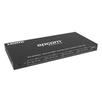 Matriz HDMI / 4x4 / 4K@30Hz / 10.2 Gbps / Escalador Integrado / Video Wall / Control RS-232 e IR
