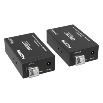 Extensor HDMI sobre Fibra Óptica / 4K2K@60Hz / 4:4:4 / 18 Gbps / Monomodo LC / 10 km (32,808 ft) / HDCP 2.2 / HDR10+ Dolby Vision / Audio 7.1CH